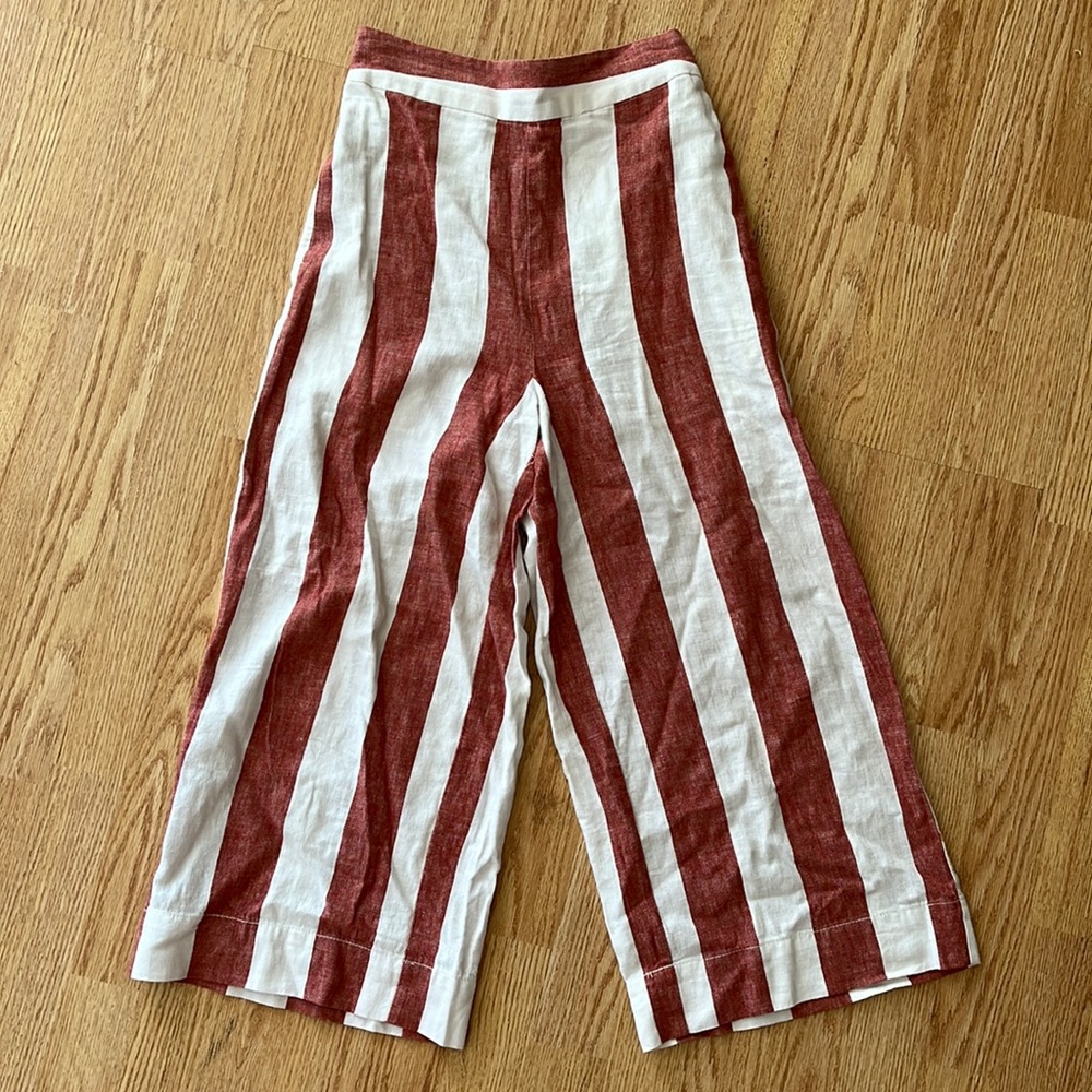 Madewell Cropped Linen Pants